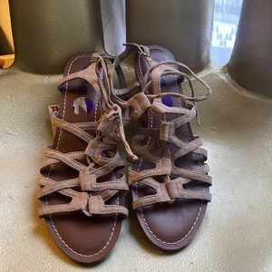 Brown sandals 8.5